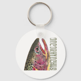 Chaveiro Cabeça de Peixe Arco-Íris