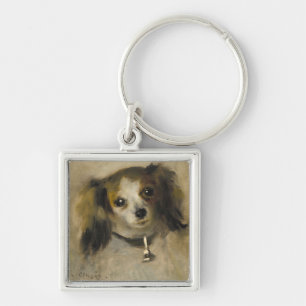 Chaveiro Cabeça de um cão, 1870 (óleo em canvas)