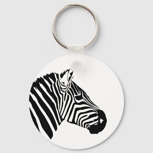 Chaveiro Cabeça de zebra (Frente)