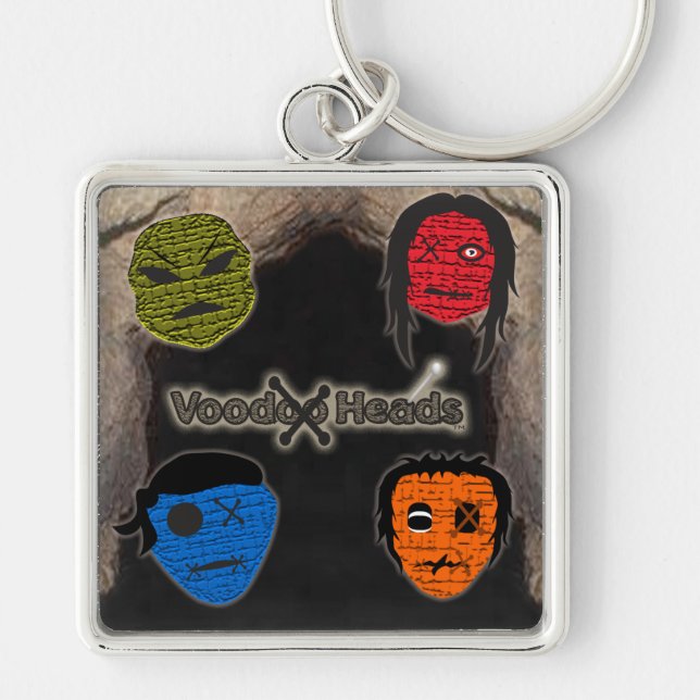 Chaveiro Cabeças Voodoo ~ Caverna (Frente)