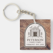 Cabina da família Madeira rustica Decor personaliz