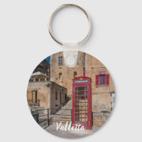Cabine telefônica vermelha em La Valetta Malta
