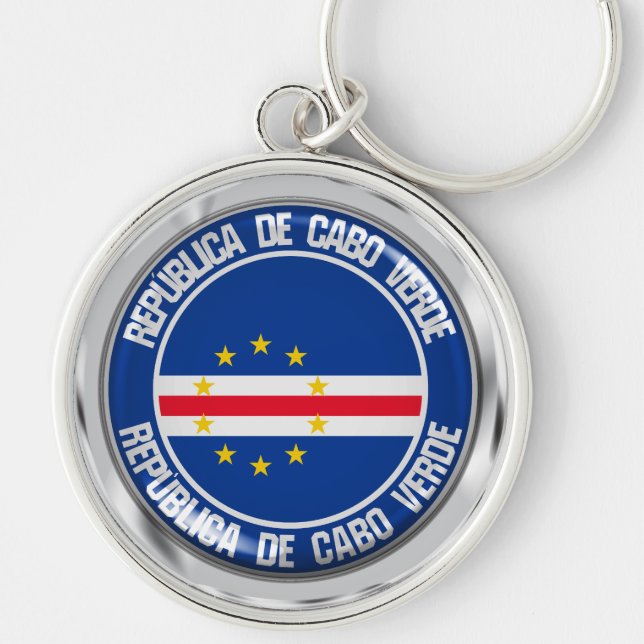 Chaveiro Cabo Verde Round Emblem (Frente)
