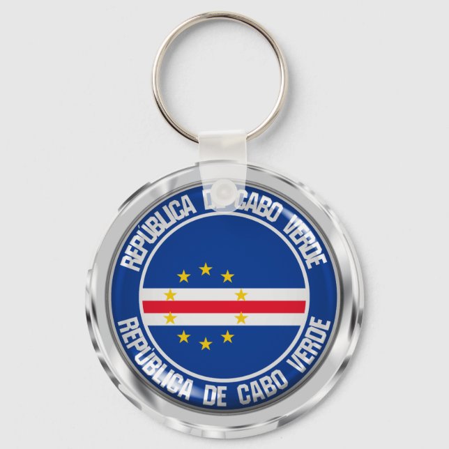 Chaveiro Cabo Verde Round Emblem (Frente)