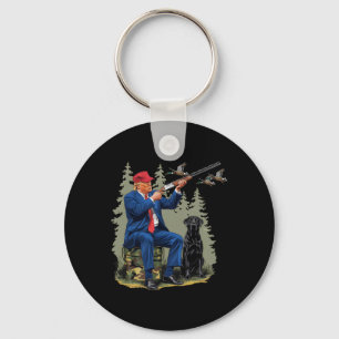 Chaveiro Caça Engraçado Pato Trump Camo Caça Alô Huntin