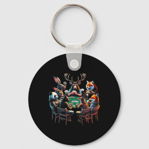 Chaveiro Caça Selvagem Caça Camisetas Gráficas Engraçadas