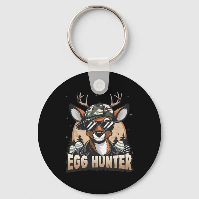 Chaveiro Caçador De Ovos Buck Byckward Boné Deer Caçando Ea (Frente)