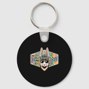 Chaveiro Caçador de Ovos de Páscoa Camuflagem Páscoa Divert