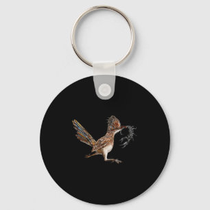 Chaveiro Caçador de Pássaros Engraçado Roadrunner Scorpion