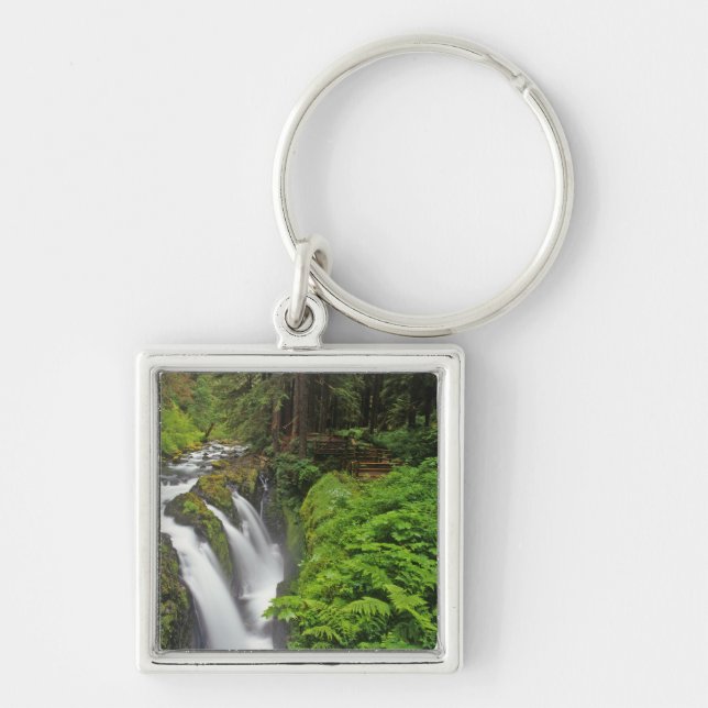 Chaveiro Cachoeira Sol Duc no Parque Nacional Olímpico em 2 (Frente)