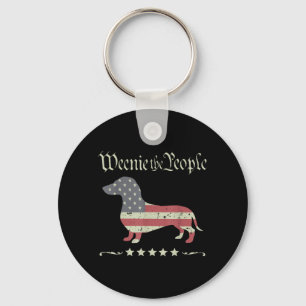 Chaveiro Cachorro Americano Dachshund Vintage Weenie O Povo