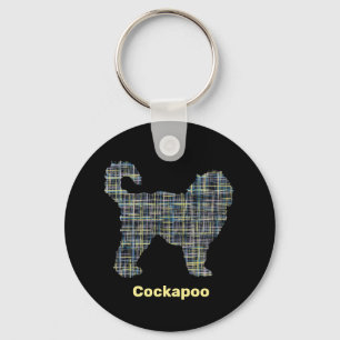 Chaveiro Cachorro Cachorro Amarelo e Preto