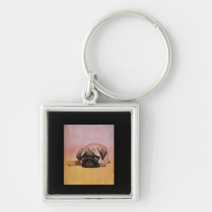 Chaveiro Cachorro Cachorro Presente dos Pug Dog Lovers