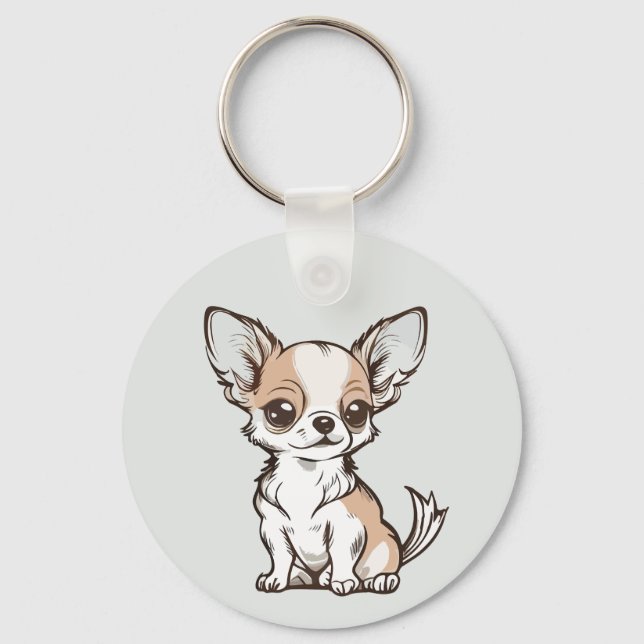 Chaveiro Cachorro Chihuahua  (Frente)