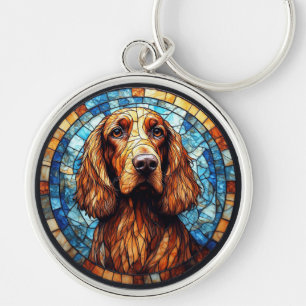 Chaveiro Cachorro com Detalhes Vibrantes