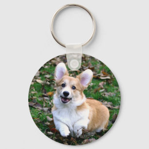 Chaveiro Cachorro Corgi Corgês Cortado Pulando