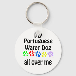 Chaveiro Cachorro d'água português caminha Design