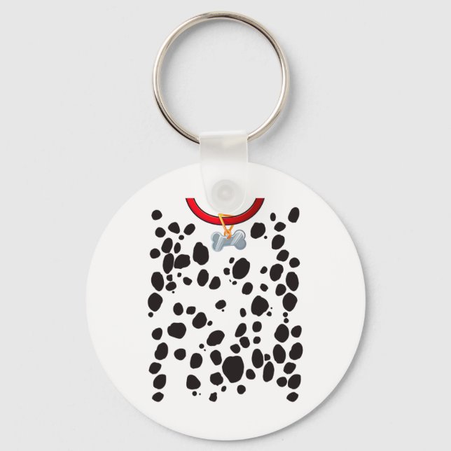 Chaveiro Cachorro Dalmations Coloca Impressão no Dia das Br (Frente)