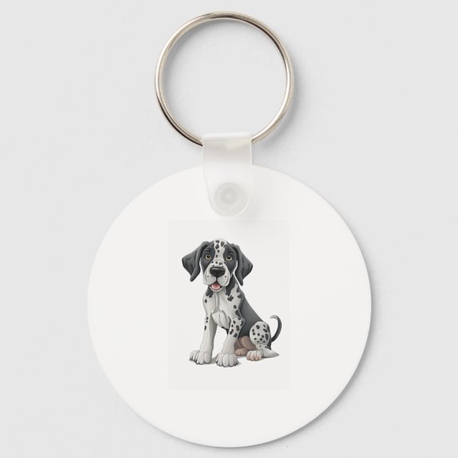 Chaveiro Cachorro de Cachorro Dalmaciano Premium (Frente)