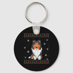 Chaveiro Cachorro de Carne de Natal Bruto Xmas Pet Animal