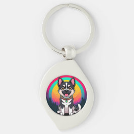 Chaveiro Cachorro de Desenho Animado Divertido
