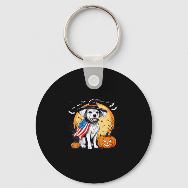 Chaveiro Cachorro de halloween feminino (Frente)