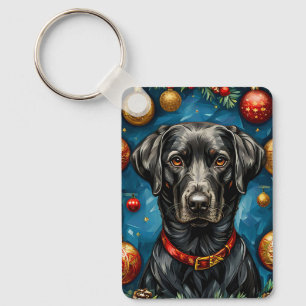 Chaveiro Cachorro de natal fofo
