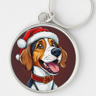 Chaveiro Cachorro de natal fofo