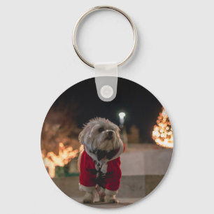 Chaveiro Cachorro de Papais noeis