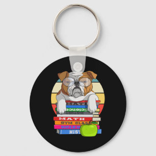 Chaveiro Cachorro De Volta Ao Cachorro Do Livro Da Escola