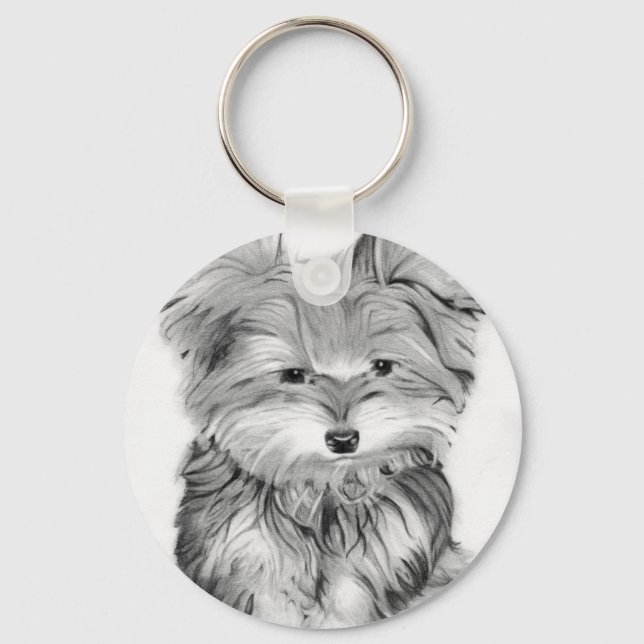 Chaveiro Cachorro de Yorkie (Frente)