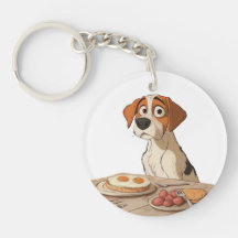 Cachorro do café da manhã