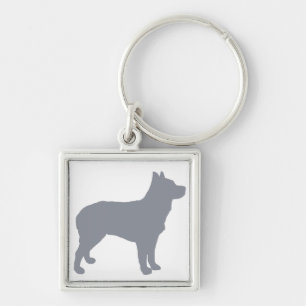 Chaveiro cachorro-do-sul-australiano com rabo-estumificado 