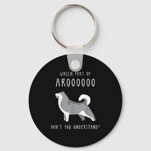 Chaveiro Cachorro Engraçado Husky Mãe Corte Para Meninas E