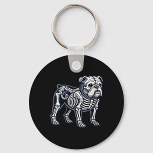Chaveiro Cachorro Esqueleto de Bulldog Inglês Feminino Hall