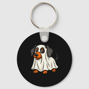 Chaveiro Cachorro fantasma fofo halloween dachshund