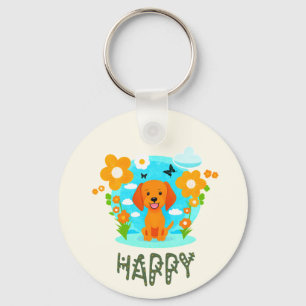 Chaveiro Cachorro feliz
