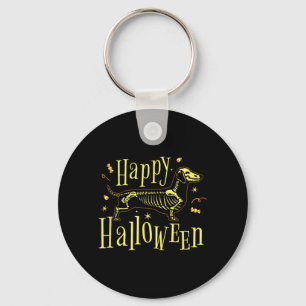 Chaveiro Cachorro Feliz no Halloween - Halloween Divertido