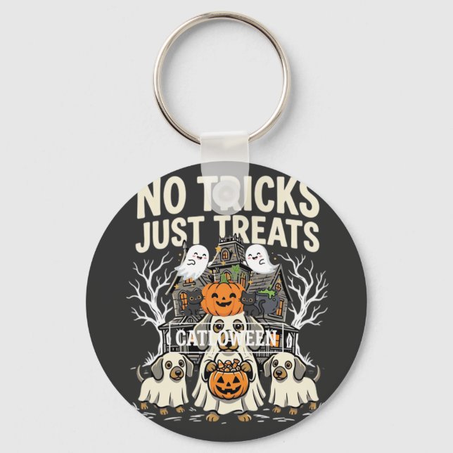 Chaveiro Cachorro Fofo de Halloween Sem Pegadinhas Só Gulos (Frente)