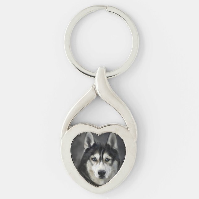 Chaveiro Cachorro Husky Cachorro Grande Animal Pet (Frente)
