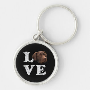 Chaveiro Cachorro   I Love Chocolate Labrador Retriever