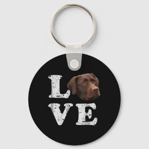 Chaveiro Cachorro I Love Chocolate Labrador Retriever