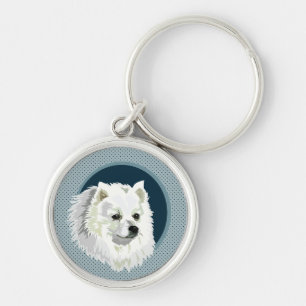 Chaveiro Cachorro japonês Spitz