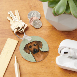 Chaveiro Cachorro Leão Marrom Fofo Rhodesian Ridgeback Com 