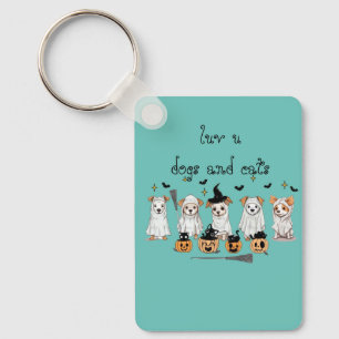 Chaveiro Cachorro Negro Pumpkin Halloween