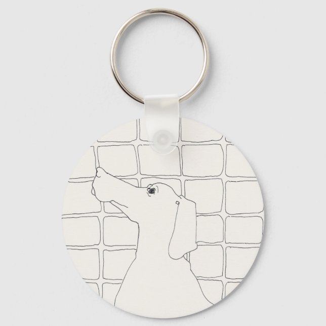 Chaveiro Cachorro Original Desenho Chinês Cachorro Ano 2018 (Frente)