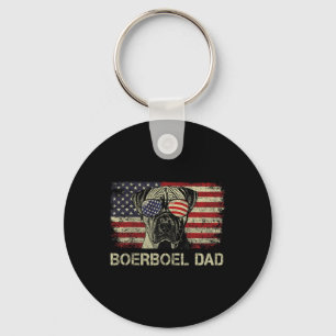 Chaveiro Cachorro Pai Boerboel Passa Bandeira Americana Em