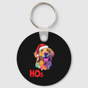 Chaveiro Cachorro papai noel Retriever Ouro Há alguns Hos N