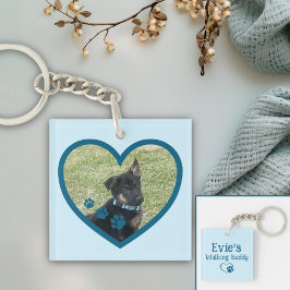 Chaveiro Cachorro Personalizado Bonito A Caminhar Foto Do C