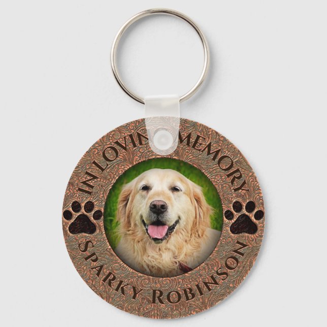 Chaveiro Cachorro Personalizado ou Gato Memorial (Frente)